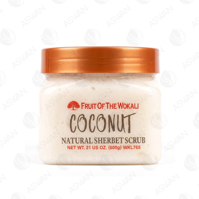 Natural Sherbet Scrub Coconut 600 gr - WOKALI