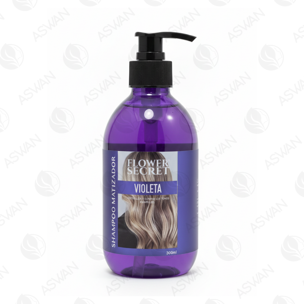 Pack Matizador Violeta Shampoo + Mascarilla 300 ml - FLOWER SECRET