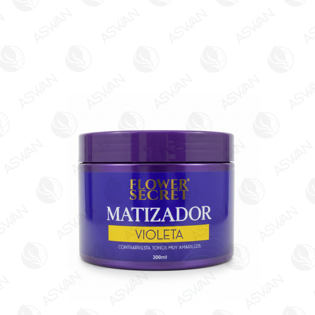 Pack Matizador Violeta Shampoo + Mascarilla 300 ml - FLOWER SECRET