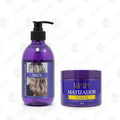 Pack Matizador Violeta Shampoo + Mascarilla 300 ml - FLOWER SECRET