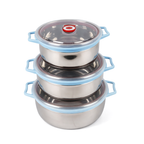 Set de 3 Bowl de Acero