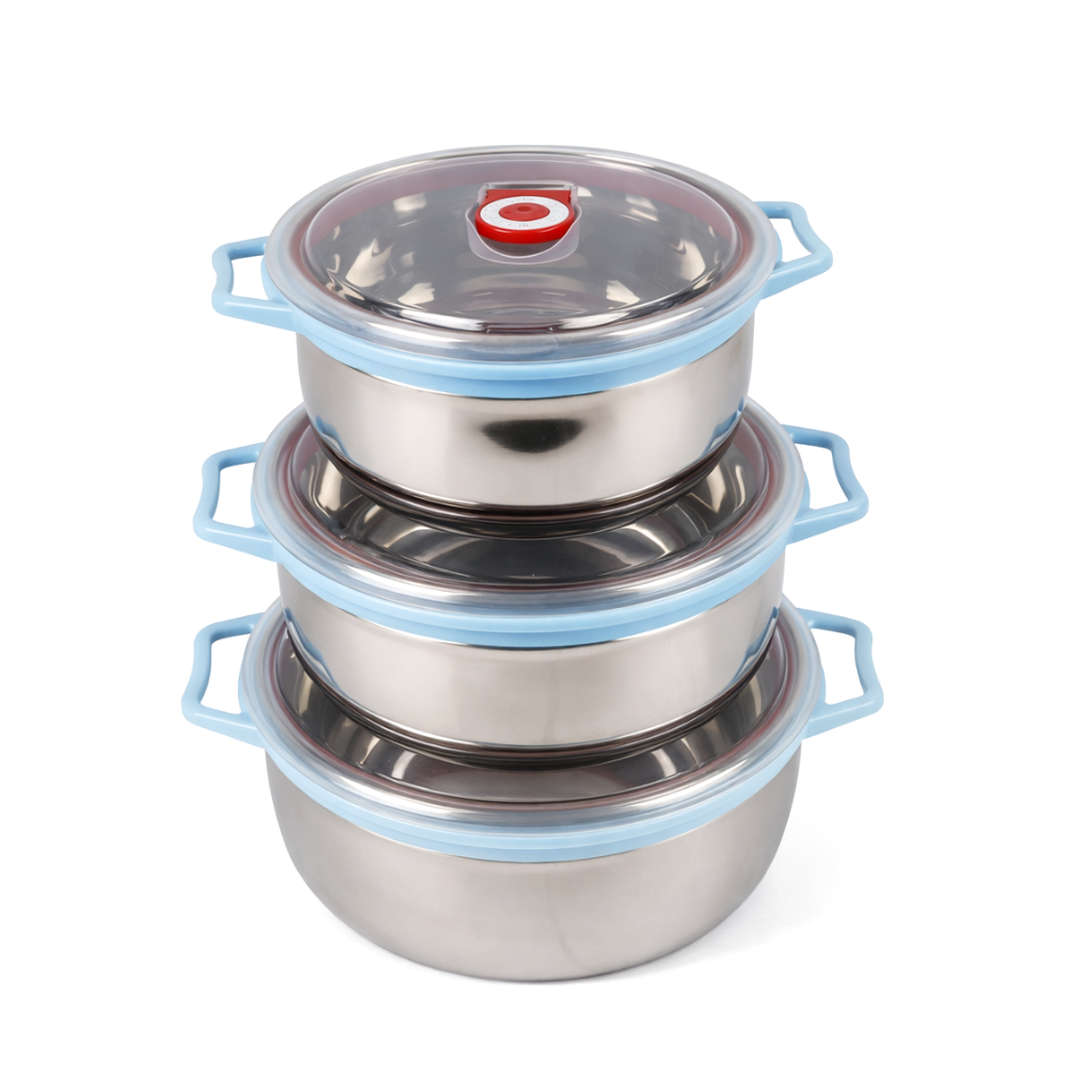Set de 3 Bowl de Acero