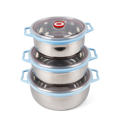 Set de 3 Bowl de Acero