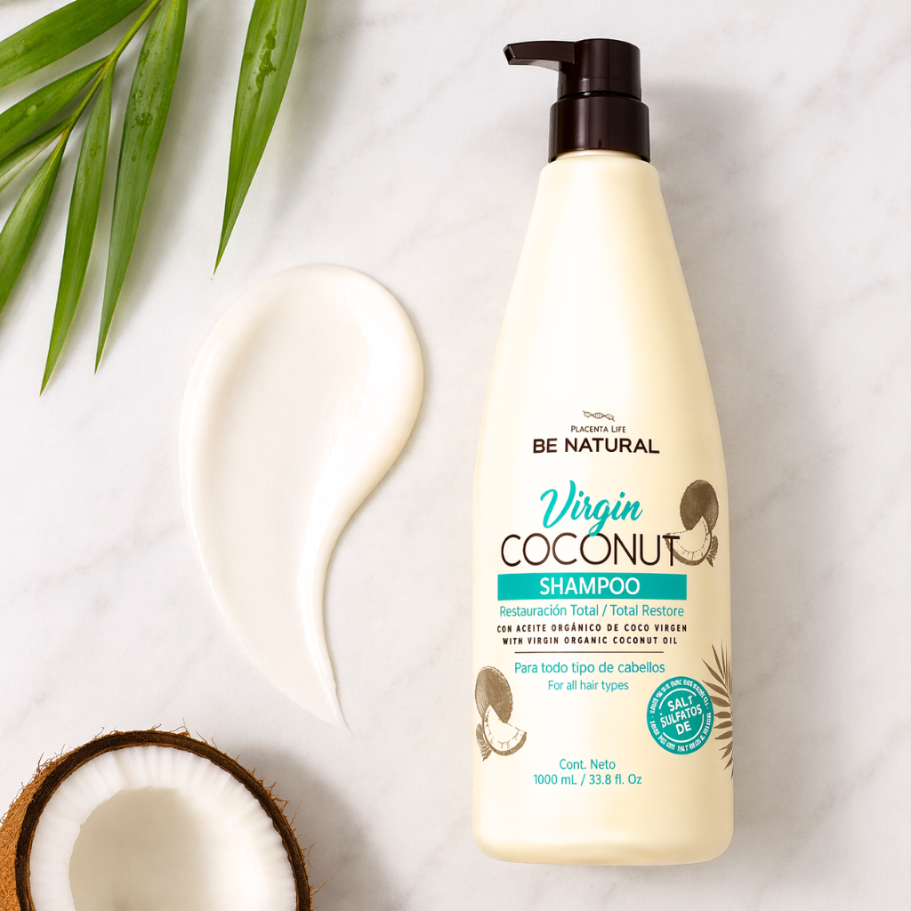Shampoo Virgin Coconut 1 Lt - BE NATURAL