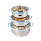 Set de 3 Bowl de Acero
