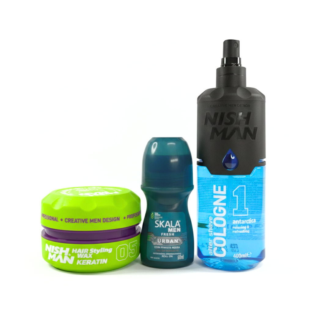 Kit San Valentin #1: Gel + Desodorante + Colonia Afther Shave 01
