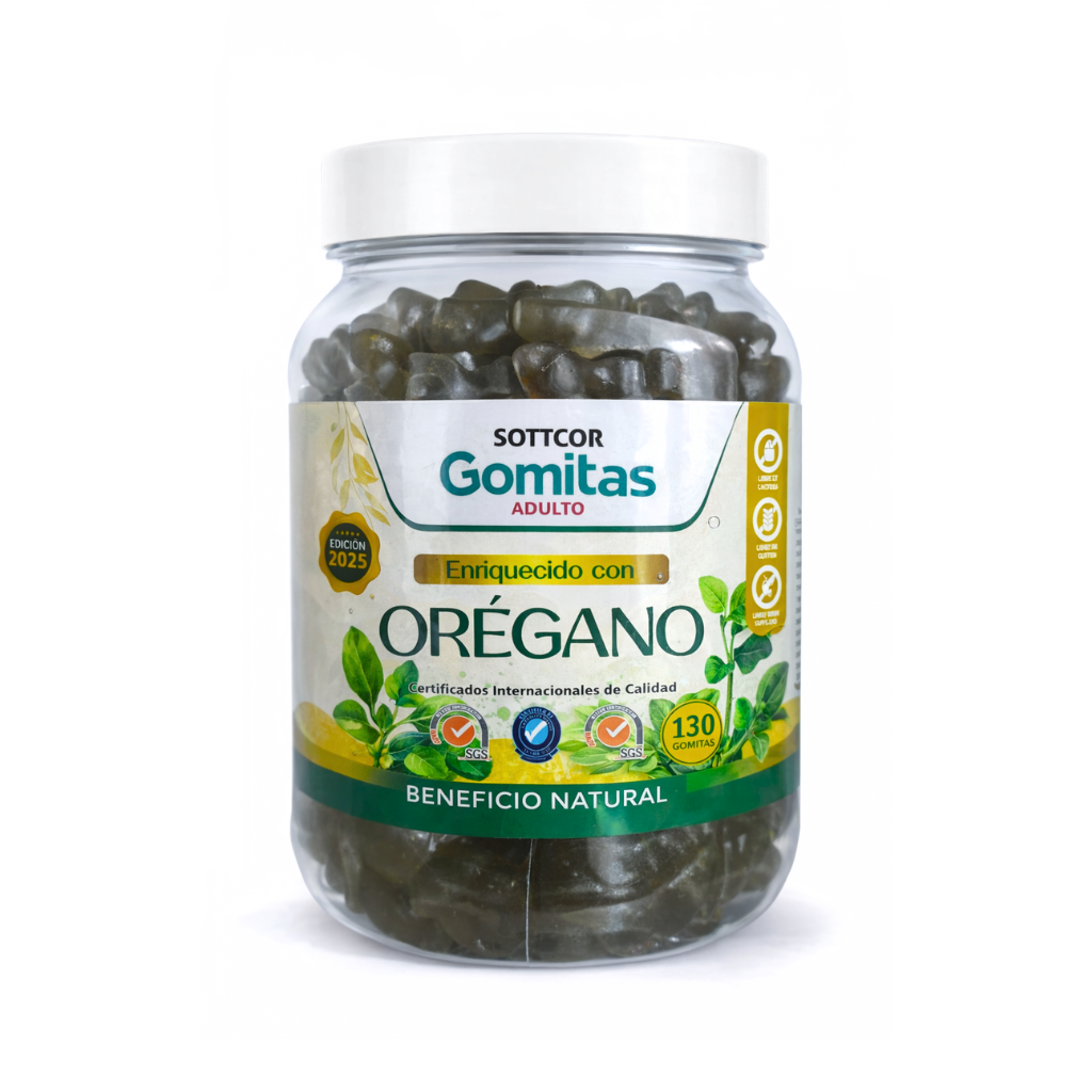 Gomitas Adultos de Orégano 130 Ud. - SOTTCOR