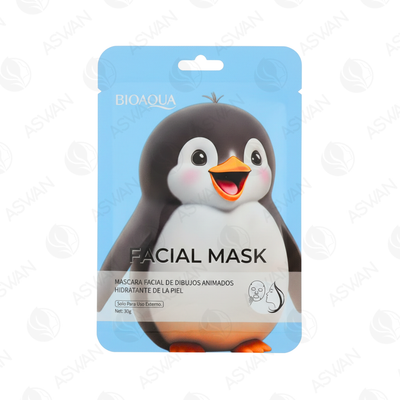 Mascarilla Facial Animado De Pingüinito x10 Uds - BIOAQUA