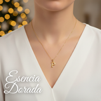 Collar Doble Baño en Oro Letra P – XUPING