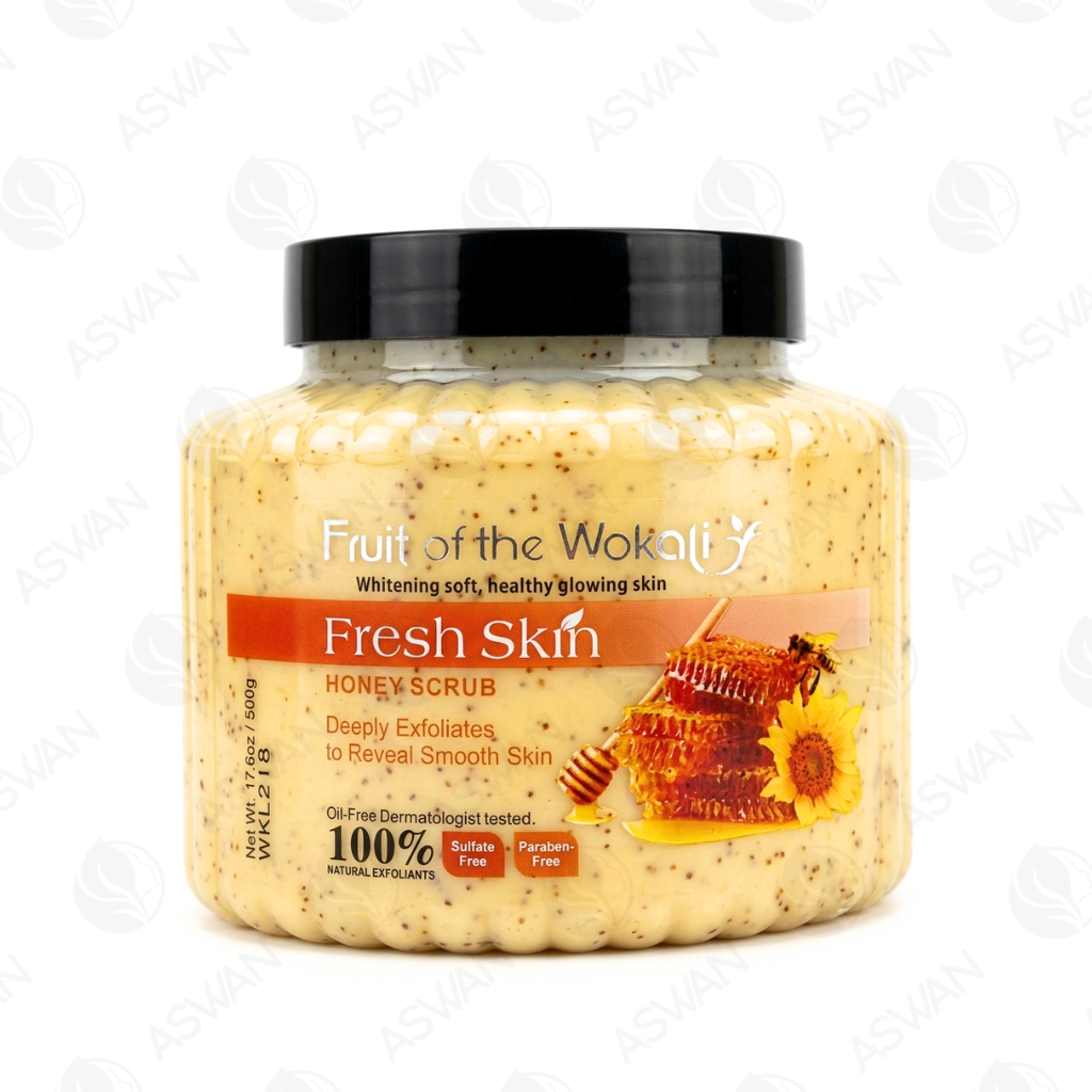 Fresh Skin Honey Scrub 500 gr - WOKALI