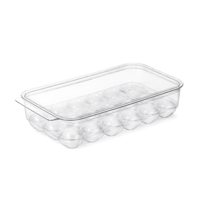 Porta Huevo Acrílico con tapa