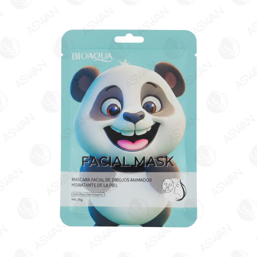 Mascarilla Facial Animado De Pandita x10 Uds - BIOAQUA