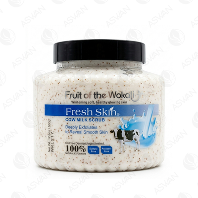 Fresh Skin Cow Milk Scrub 500 gr - WOKALI