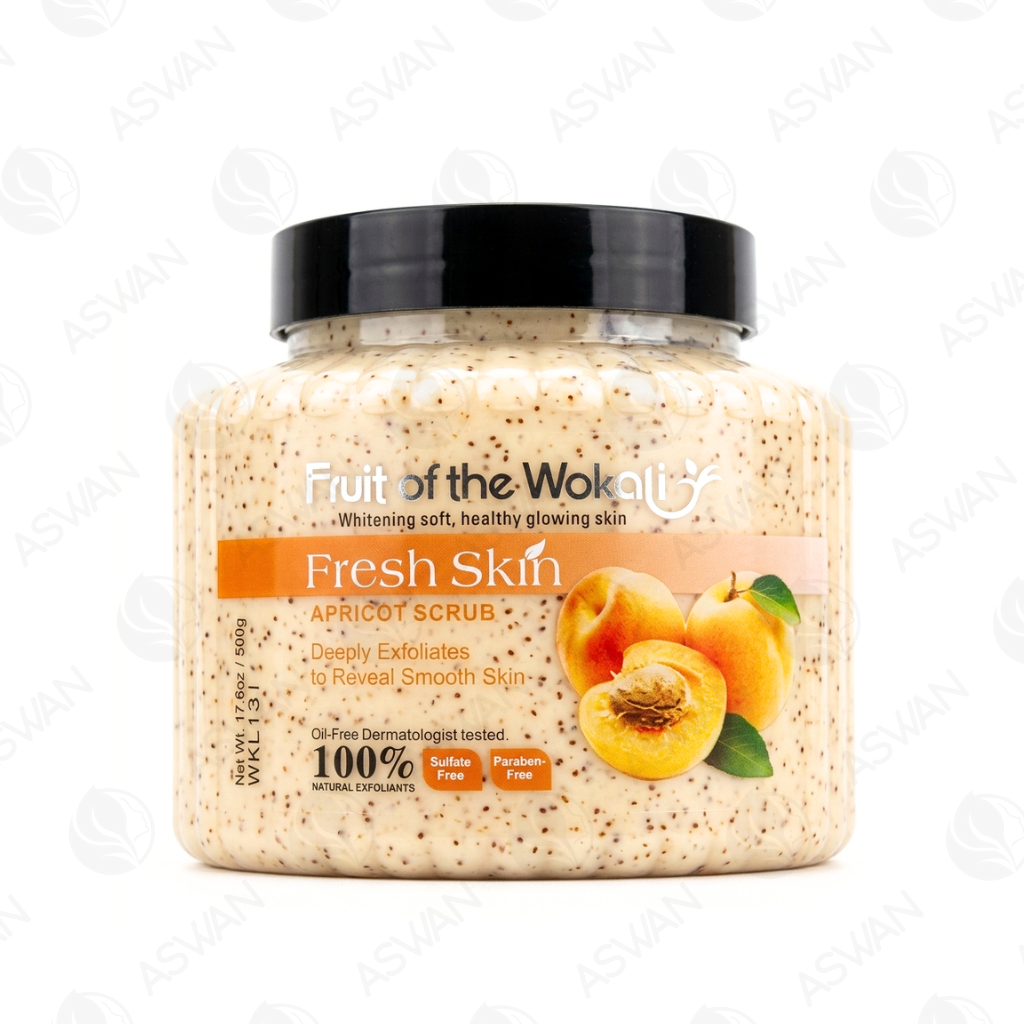 Fresh Skin Apricot Scrub 500 gr - WOKALI
