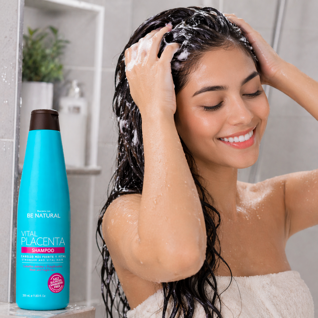 Shampoo Vital Placenta 350 ml - BE NATURAL