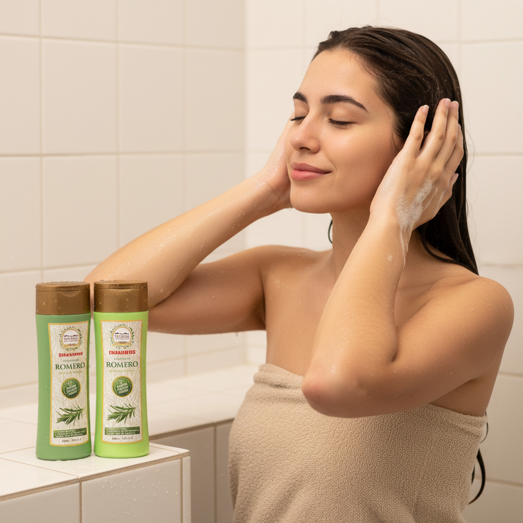 Pack Shampoo + Acondicionador de Extracto de Romero 420 ml - NEVADA