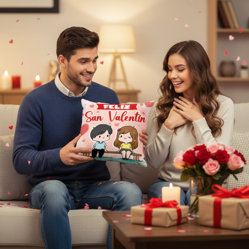 Cojines San Valentín de Pareja