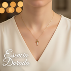 Collar Doble Baño en Oro Letra T – XUPING