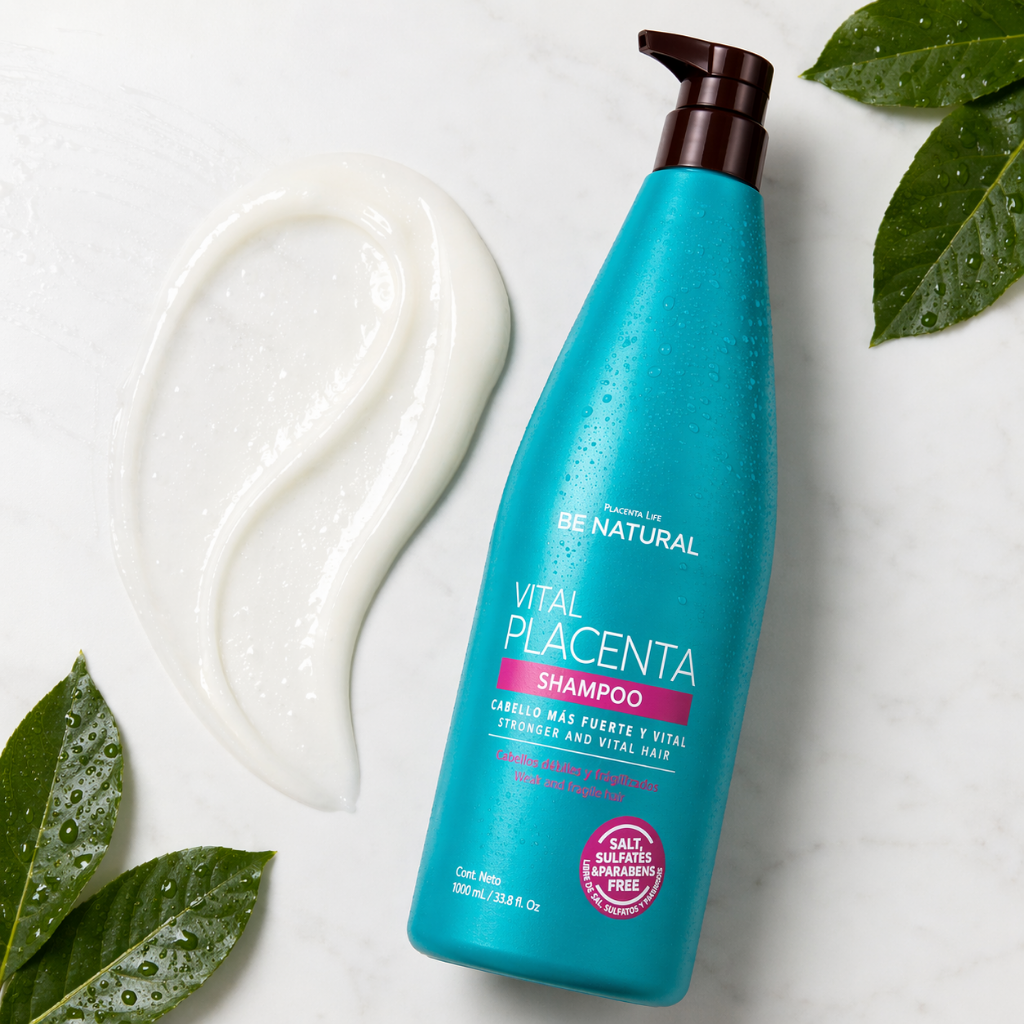 Shampoo Vital Placenta 1 Lt - BE NATURAL