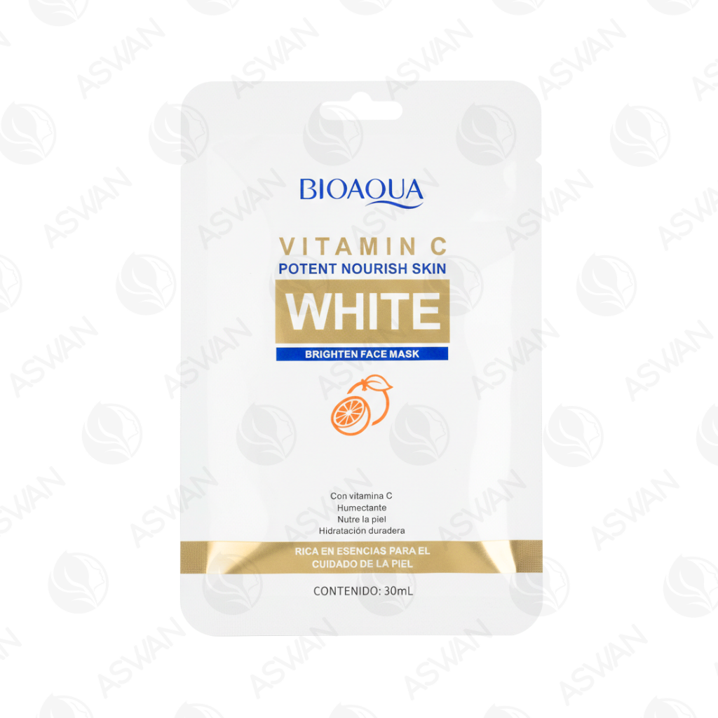 Mascarilla Facial Vitamin C Skin White x10 Uds - BIOAQUA