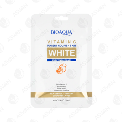 Mascarilla Facial Vitamin C Skin White x10 Uds - BIOAQUA
