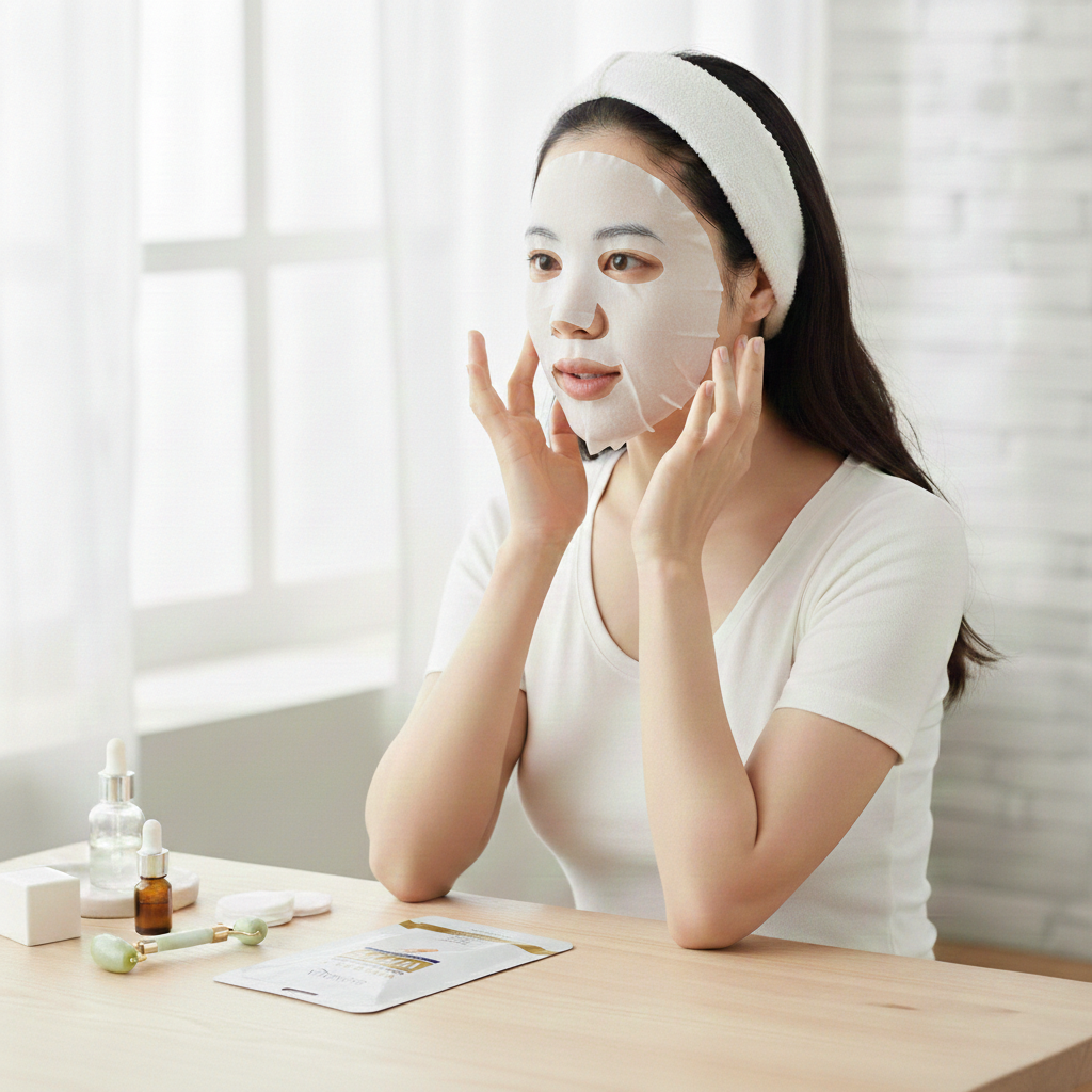 Mascarilla Facial Vitamin C Skin White x10 Uds - BIOAQUA