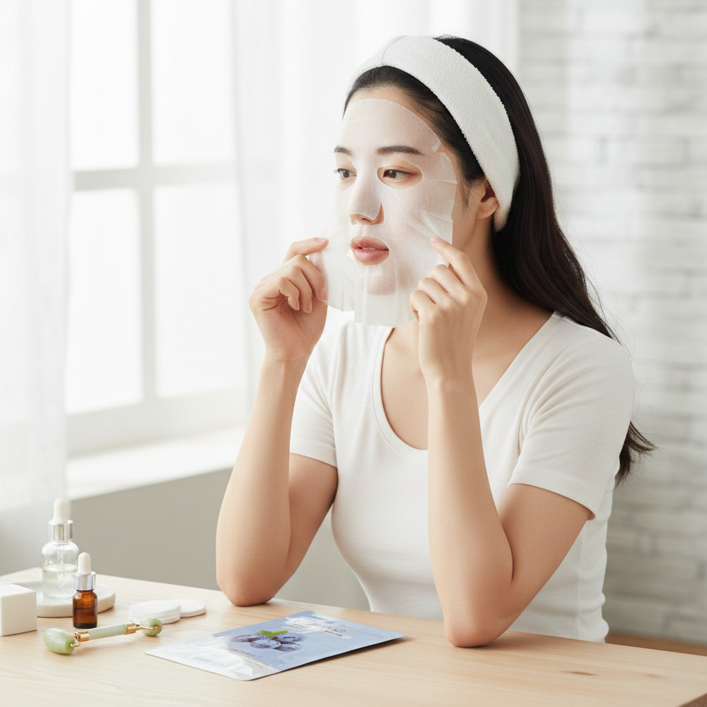 Mascarilla Facial De Blueberry x10 Uds - BIOAQUA