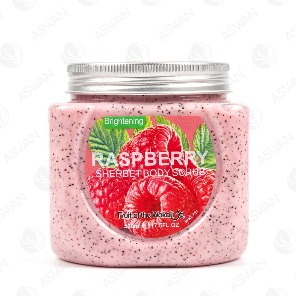 Sherbet Body Scrub Raspberry 500 ml - WOKALI
