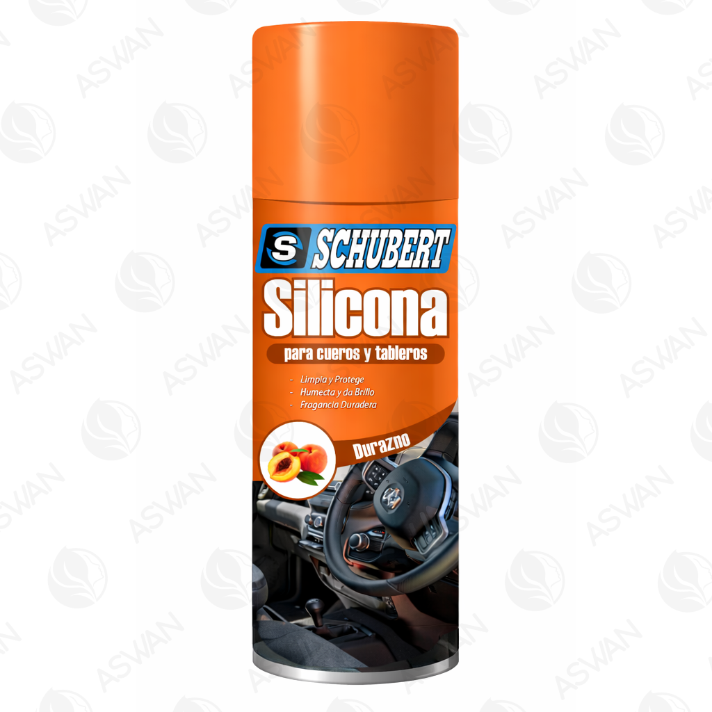 Silicona Para Cueros y Tableros Durazno 450 ml - SCHUBERT