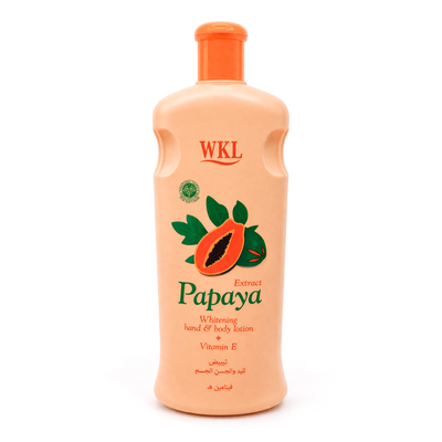 Loción Corporal Papaya + Vitamina E 600 ml - WOKALI