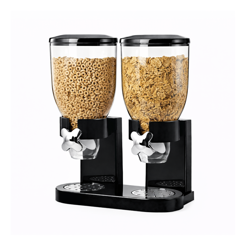Dispensador de cereales de 2 Lt de 2 compartimientos