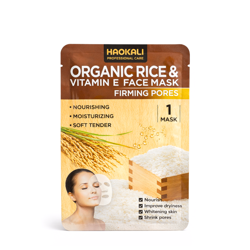 Mascarilla Facial de Arroz x 10 und - WOKALI