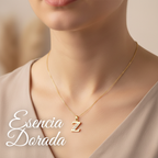 Collar Doble Baño en Oro Letra Z – XUPING