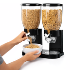 Dispensador de cereales de 2 Lt de 2 compartimientos