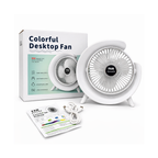 Ventilador Portátil con Luces Led