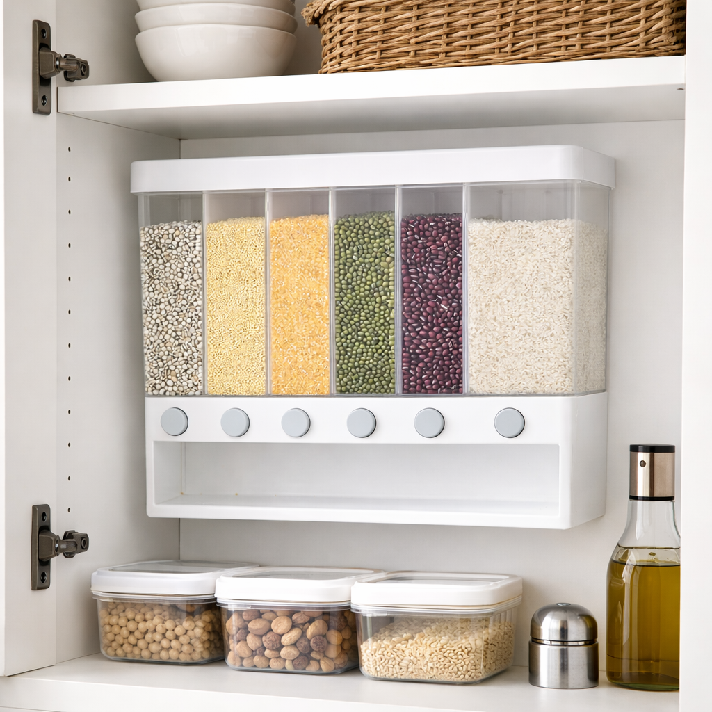 Dispensador de menestras y cereales de 10kg