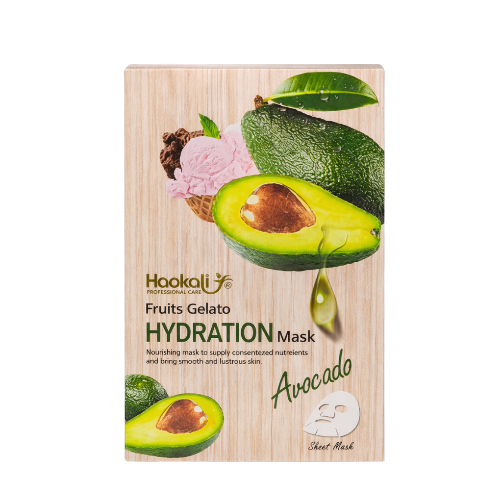 Mascarilla Facial Avocado x 10 und - WOKALI