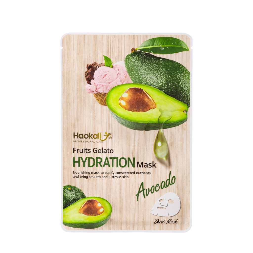 Mascarilla Facial Avocado x 10 und - WOKALI