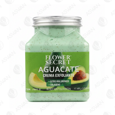 Exfoliante Corporal Aguacate 500 ml - FLOWER SECRET