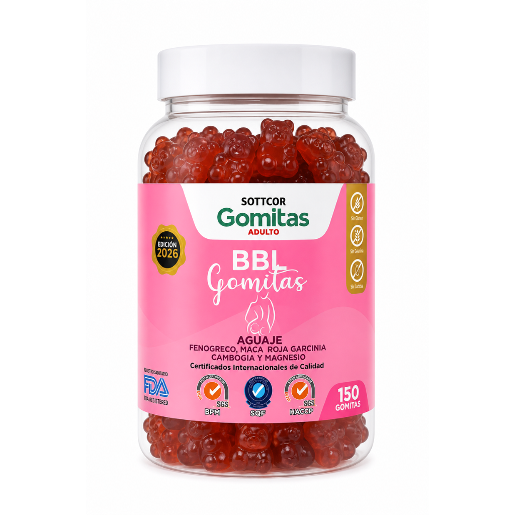 Gomitas Adultos de Aguaje BBL 150 Ud. - SOTTCOR
