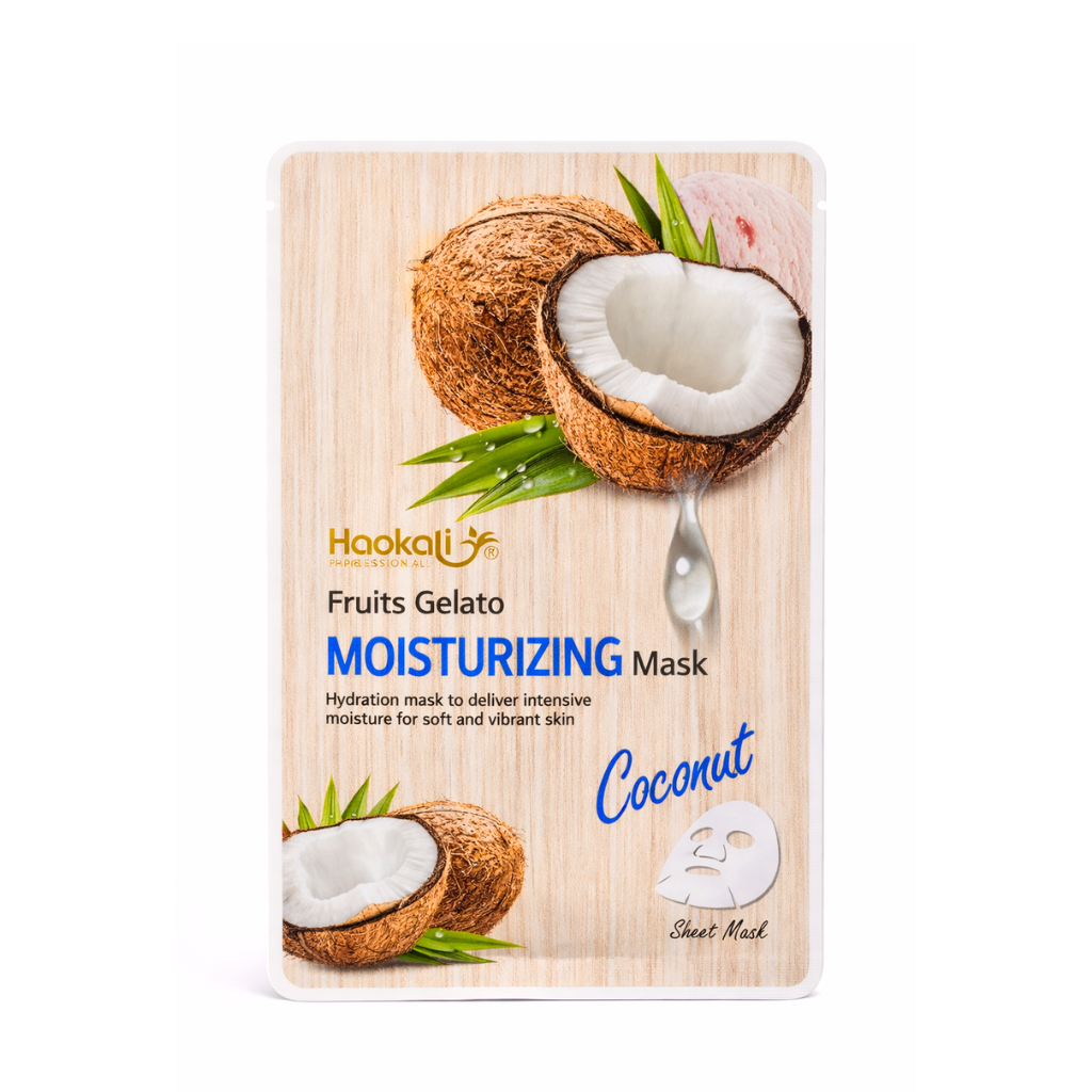 Mascarilla Facial Coconut x 10 und - WOKALI