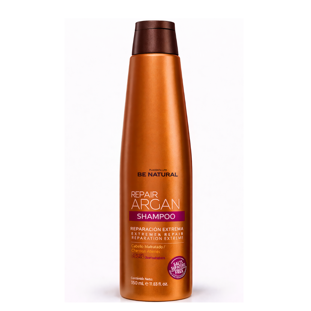 Shampoo Repair Argán 350 ml - BE NATURAL