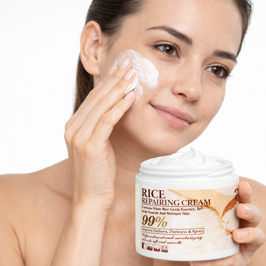 Crema Facial Reparadora Rice 115 gr - WOKALI