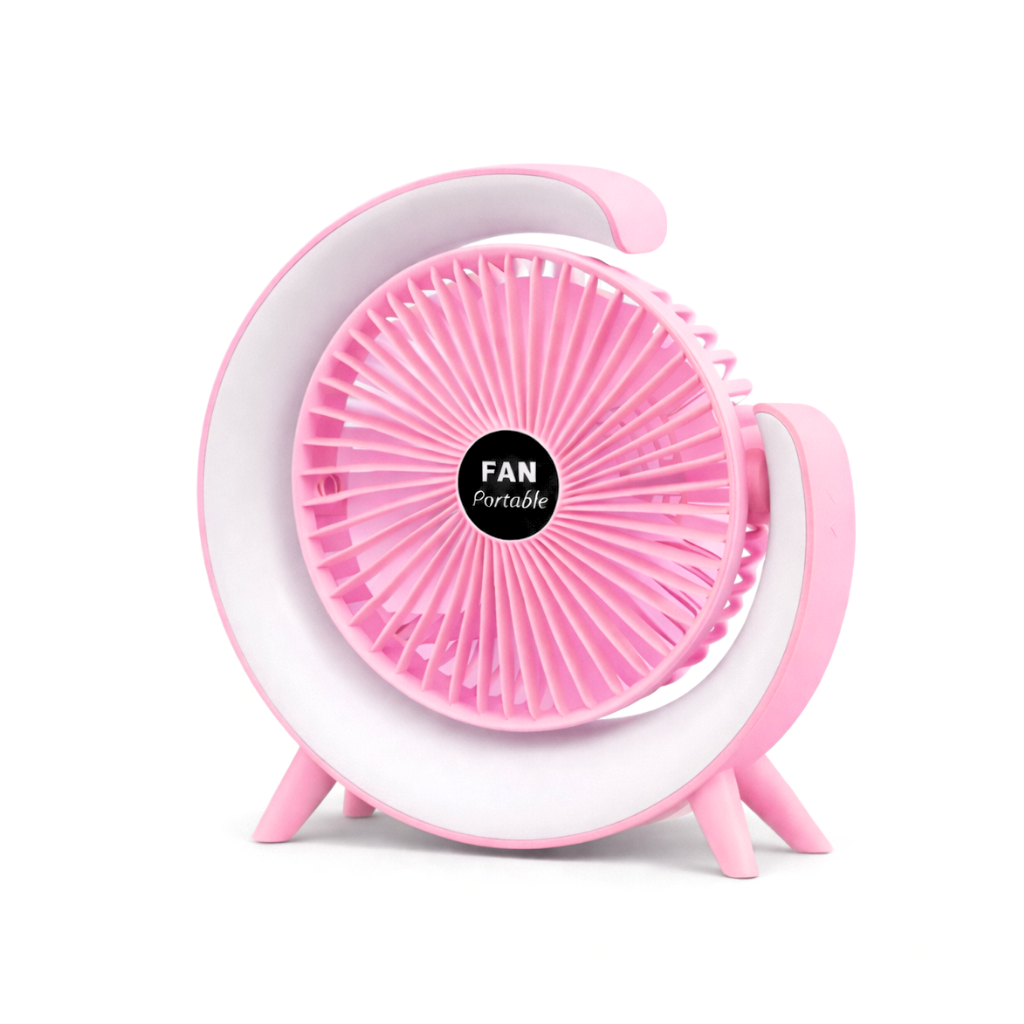Ventilador Portátil con Luces Led