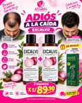 Pack Capilar EXCALVO – 2 Shampoos + Tónico de Regalo