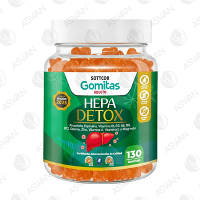 Gomitas Adultos de Hepadetox 130 Ud. - SOTTCOR