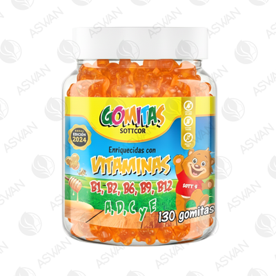 Gomitas Niños Vitaminas 130 Ud. - SOTTCOR